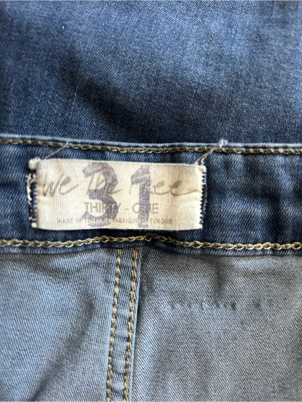 We The Free Dark Blue High-Rise Flare Jeans - Picture 3 of 4